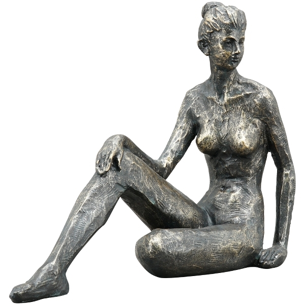 Skulptur Frau Hilda sitzend, Akt